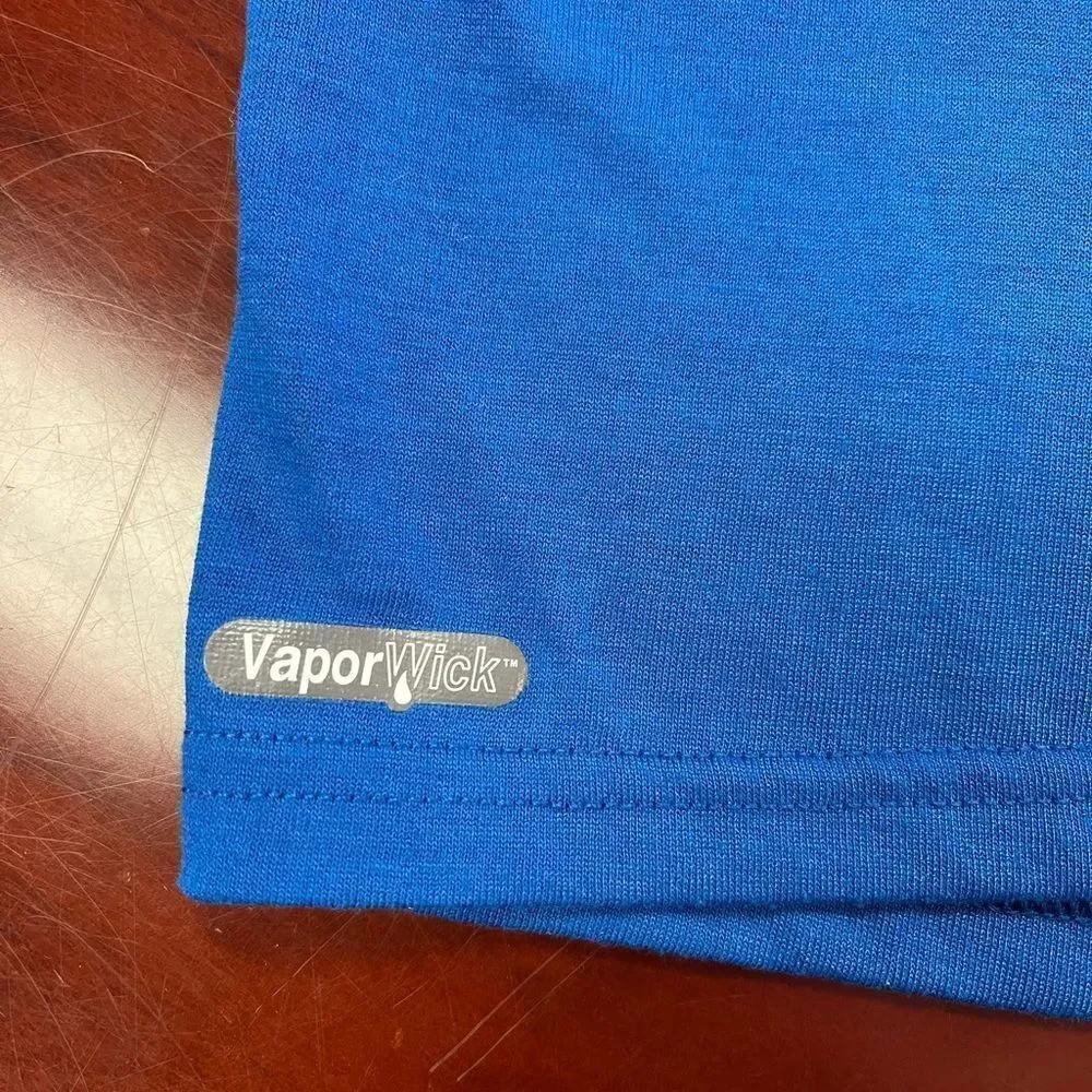The North Face Vapor Wick Blue T-Shirt sz S NWOT